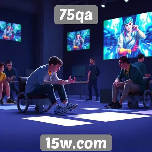 Acessibilidade em jogos no site 75qa